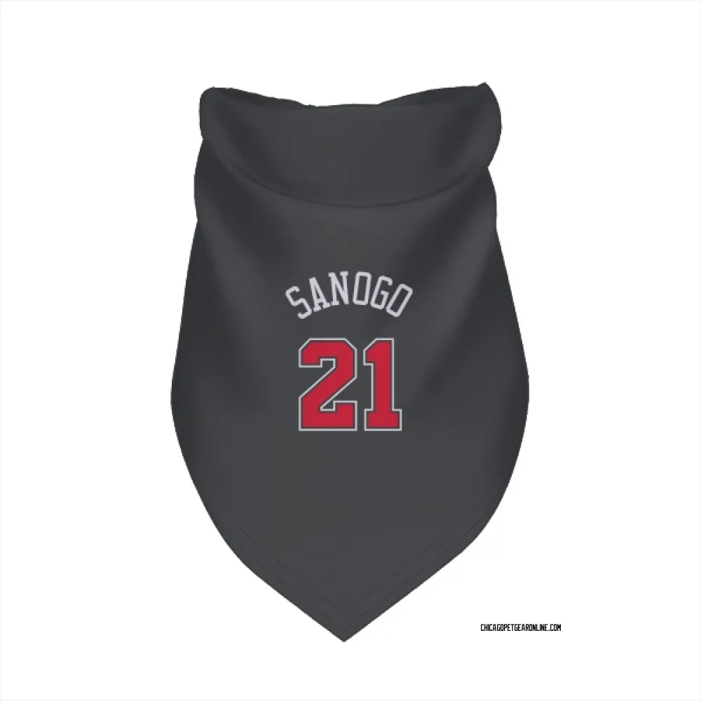 Chicago Bulls Adama Sanogo Black Pet Bandana for Dog & Cat
