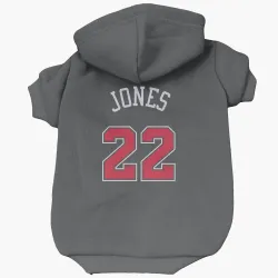 Chicago Bulls Carlik Jones Black Pet Hoodie for Dog & Cat