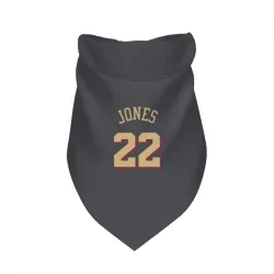 Chicago Bulls Carlik Jones Gray Pet Bandana for Dog & Cat