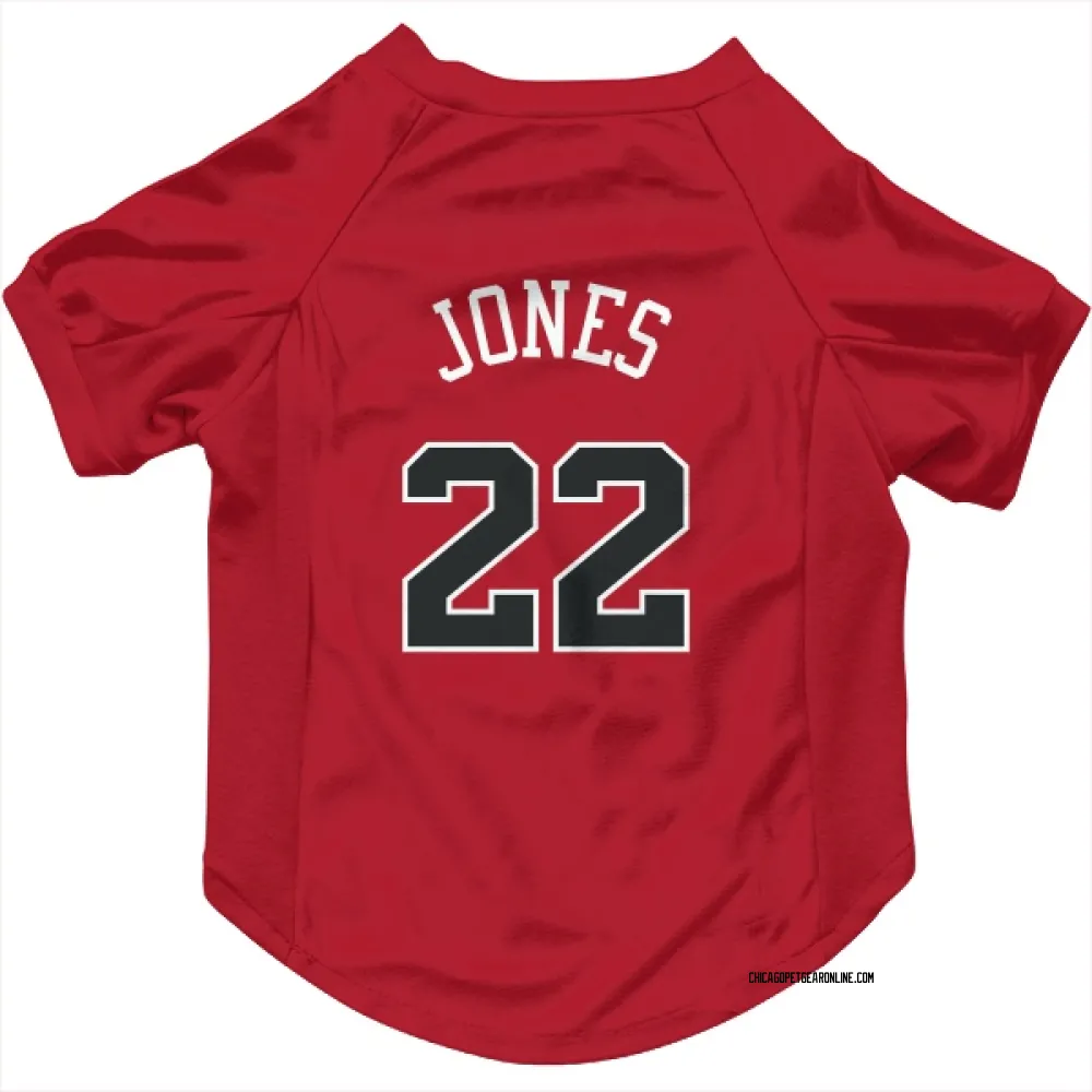 Chicago Bulls Carlik Jones Red Pet Jersey for Dog & Cat