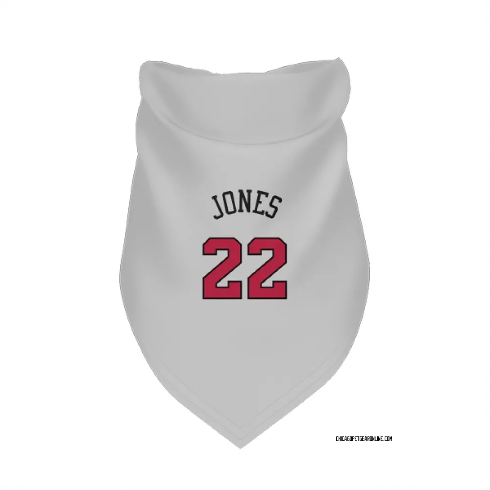 Chicago Bulls Carlik Jones White Pet Bandana for Dog & Cat