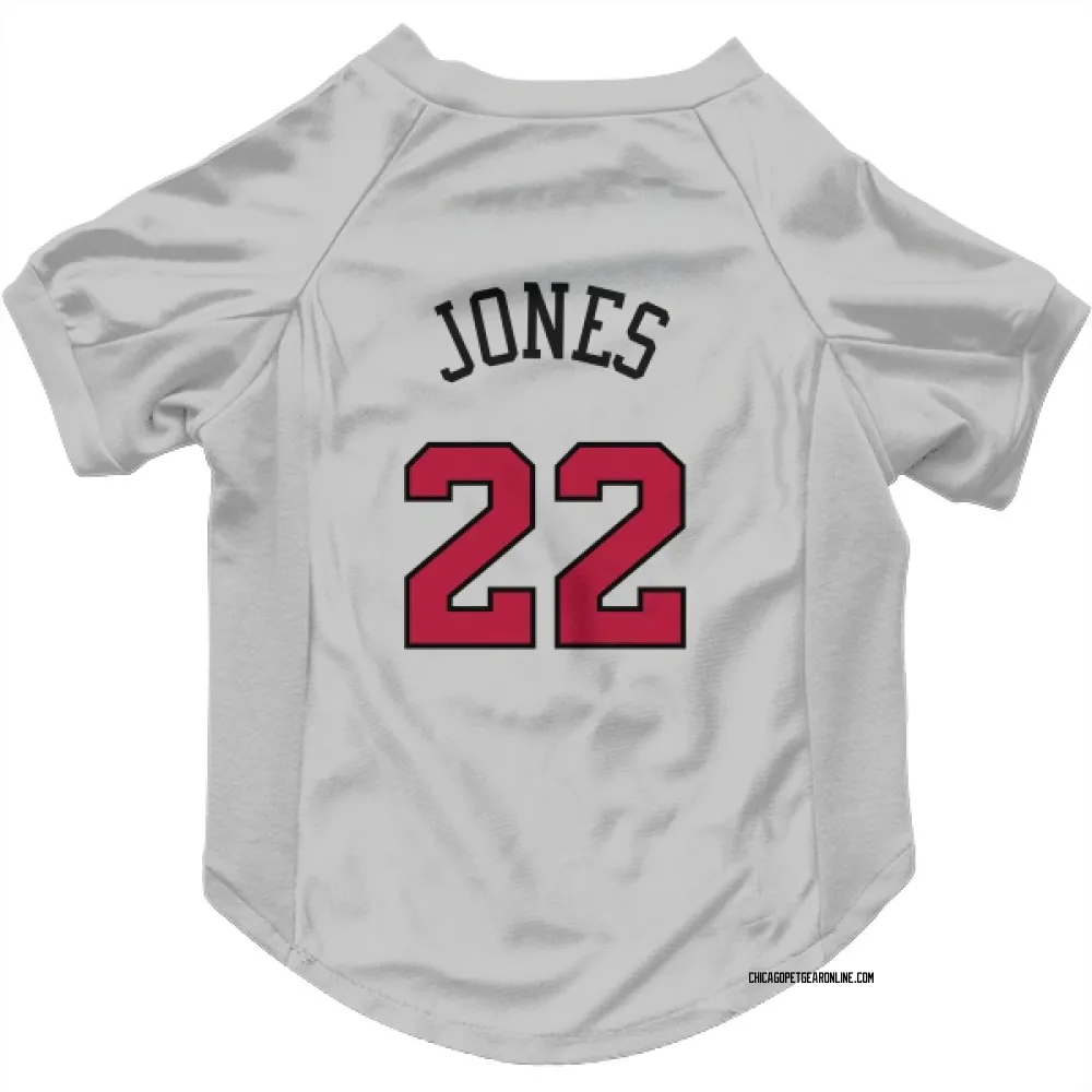 Chicago Bulls Carlik Jones White Pet Jersey for Dog & Cat