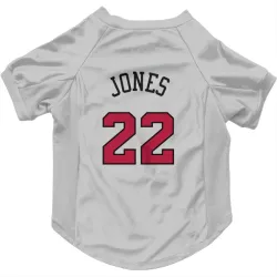 Chicago Bulls Carlik Jones White Pet Jersey for Dog & Cat