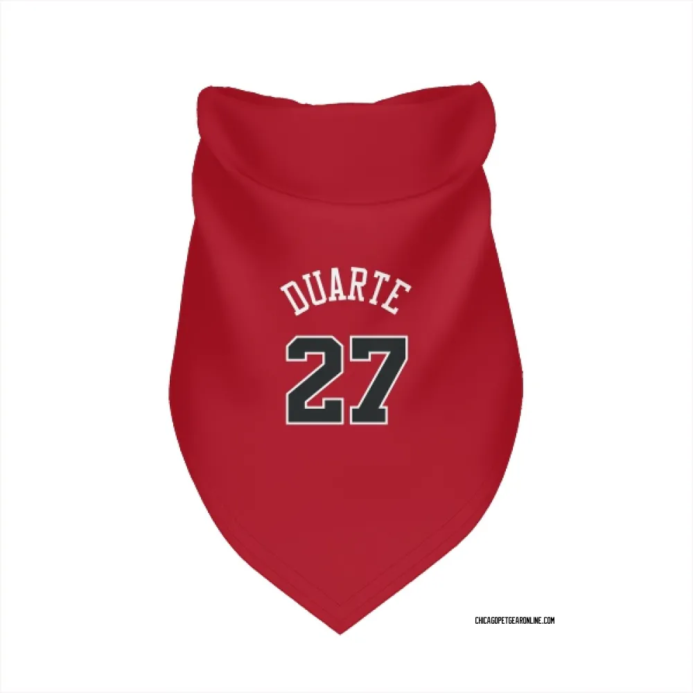 Chicago Bulls Chris Duarte Red Pet Bandana for Dog & Cat