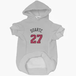 Chicago Bulls Chris Duarte White Pet Hoodie for Dog & Cat