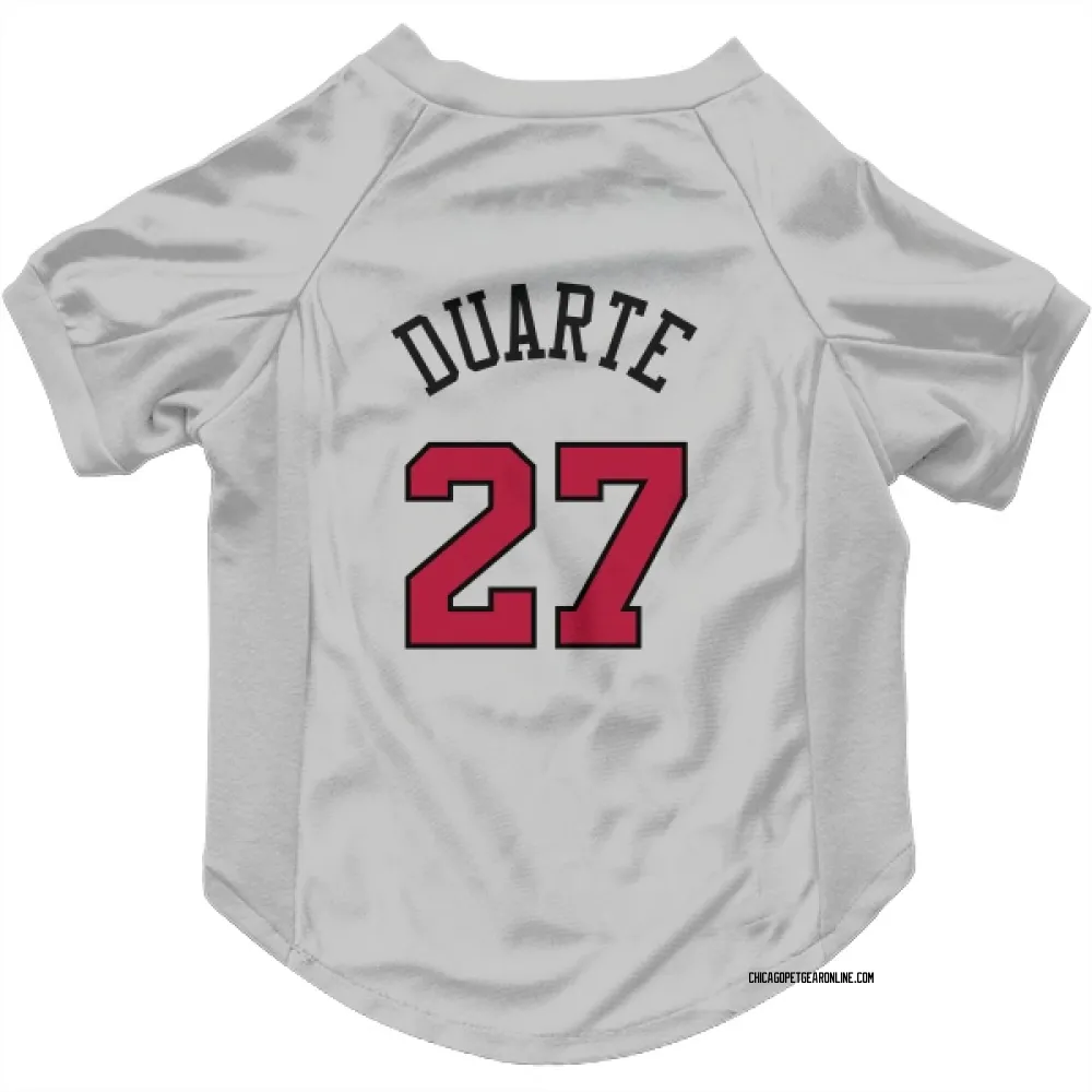 Chicago Bulls Chris Duarte White Pet Jersey for Dog & Cat