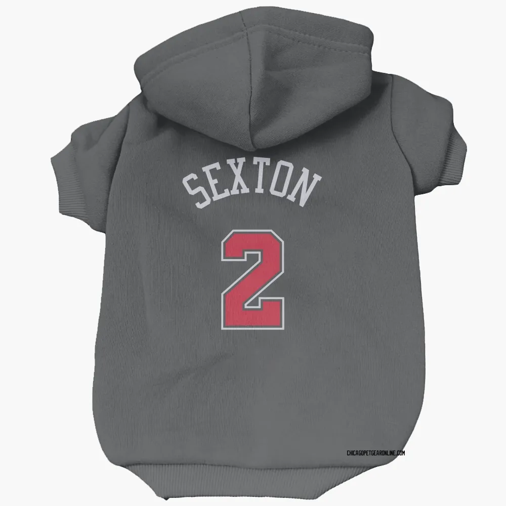Chicago Bulls Collin Sexton Black Pet Hoodie for Dog & Cat