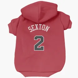 Chicago Bulls Collin Sexton Red Pet Hoodie for Dog & Cat