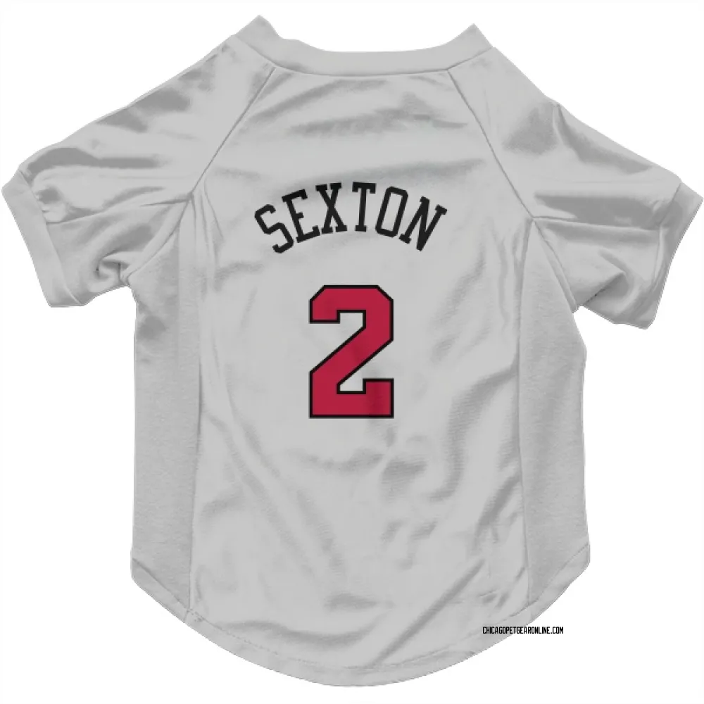 Chicago Bulls Collin Sexton White Pet Jersey for Dog & Cat