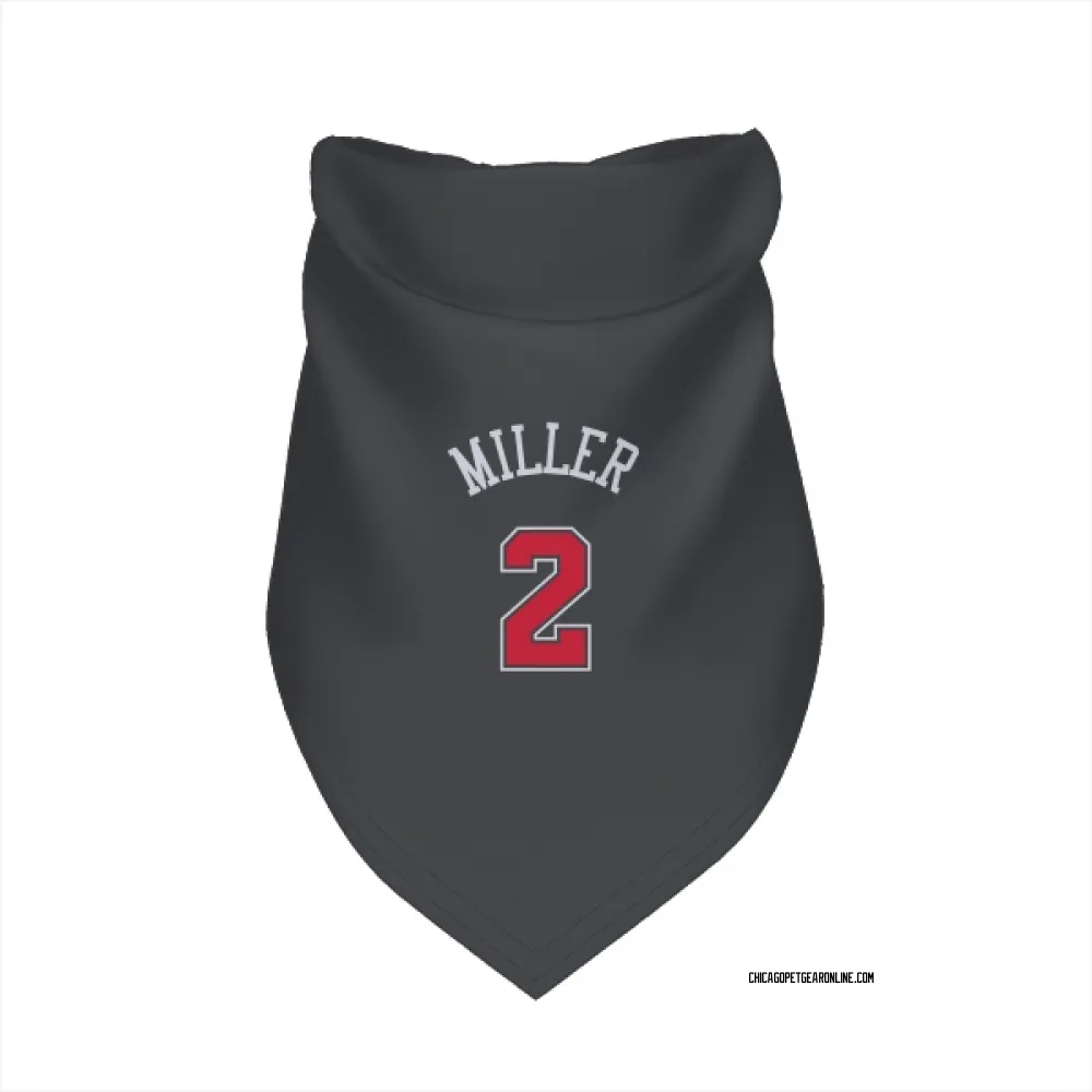 Chicago Bulls Emanuel Miller Black Pet Bandana for Dog & Cat