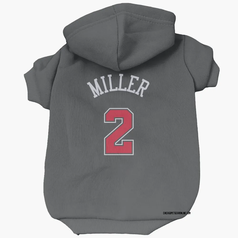 Chicago Bulls Emanuel Miller Black Pet Hoodie for Dog & Cat