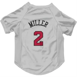 Chicago Bulls Emanuel Miller White Pet Jersey for Dog & Cat