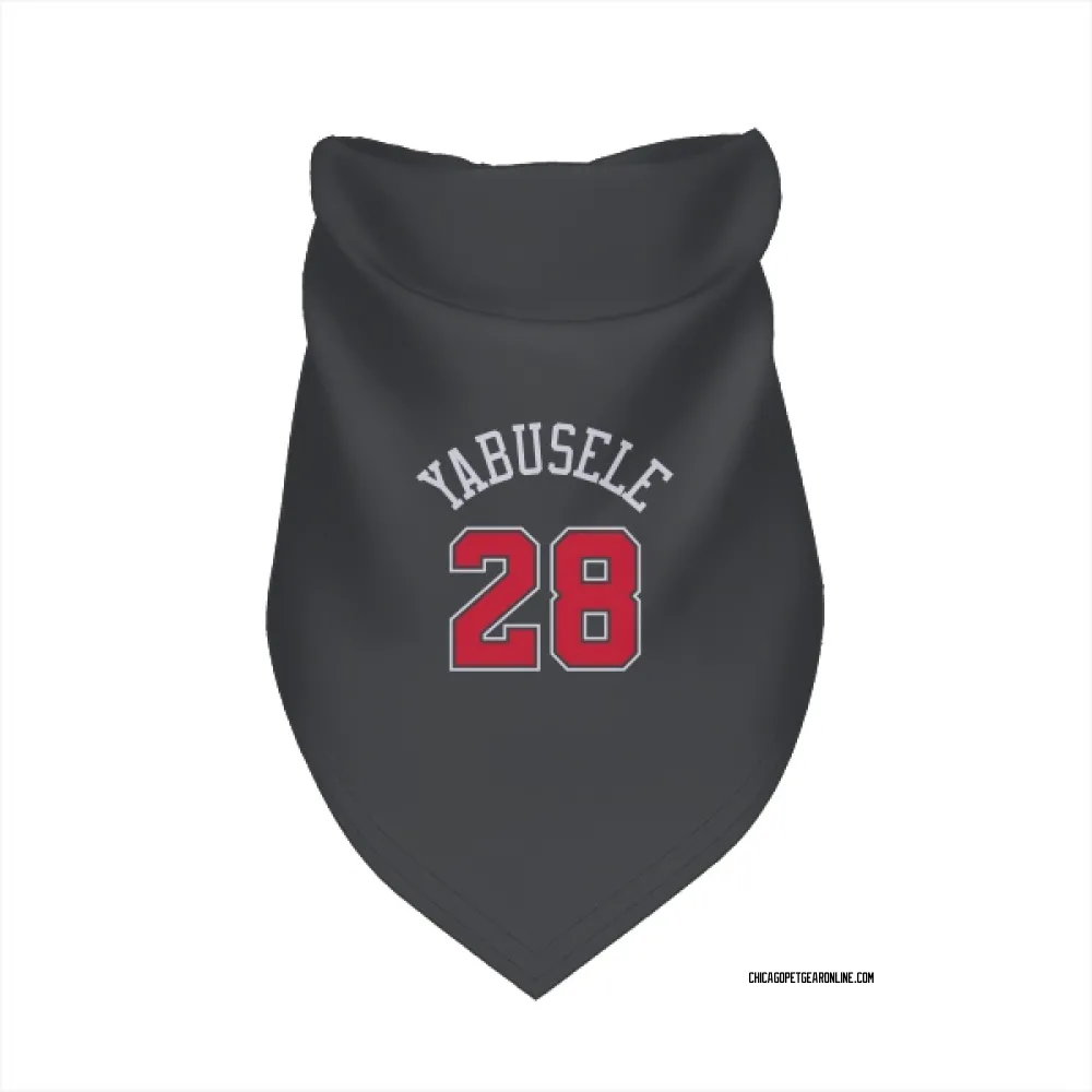 Chicago Bulls Guerschon Yabusele Black Pet Bandana for Dog & Cat