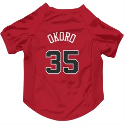 Chicago Bulls Isaac Okoro Red Pet Jersey for Dog & Cat