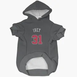 Chicago Bulls Jaden Ivey Black Pet Hoodie for Dog & Cat