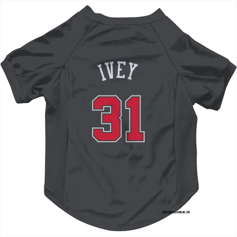Chicago Bulls Jaden Ivey Black Pet Jersey for Dog & Cat