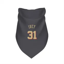 Chicago Bulls Jaden Ivey Gray Pet Bandana for Dog & Cat