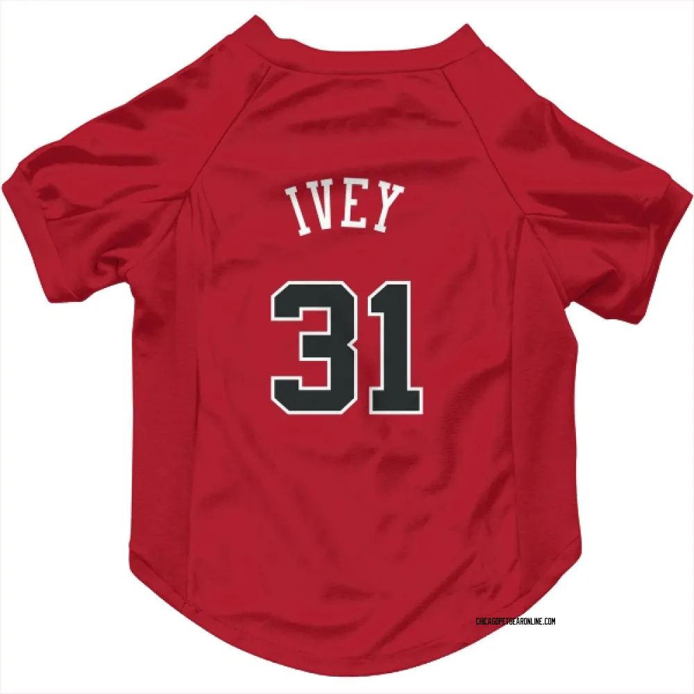 Chicago Bulls Jaden Ivey Red Pet Jersey for Dog & Cat