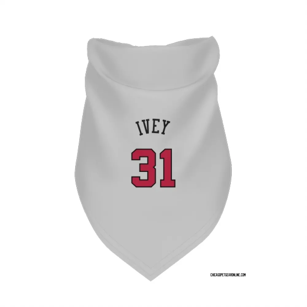 Chicago Bulls Jaden Ivey White Pet Bandana for Dog & Cat