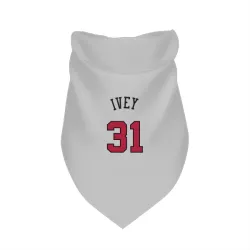 Chicago Bulls Jaden Ivey White Pet Bandana for Dog & Cat