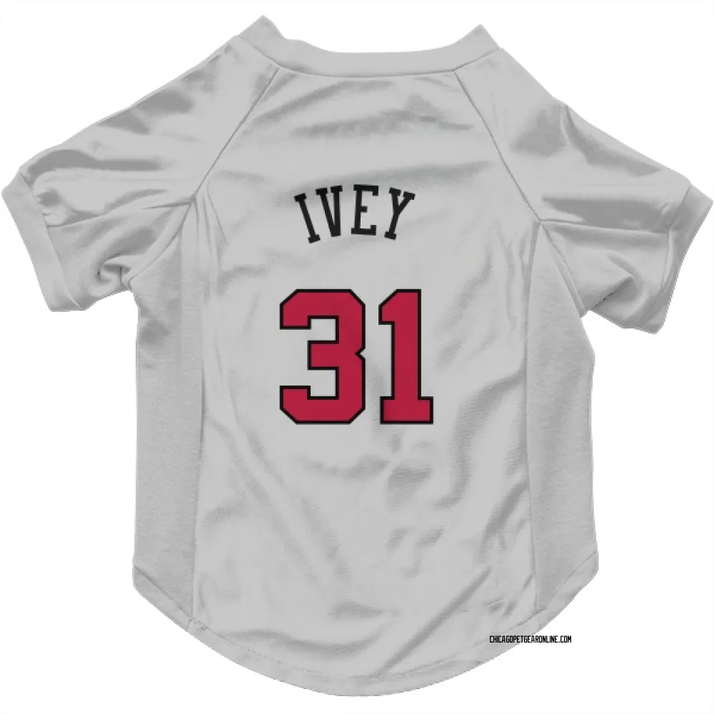 Chicago Bulls Jaden Ivey White Pet Jersey for Dog & Cat
