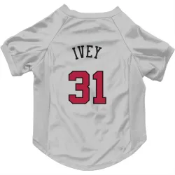 Chicago Bulls Jaden Ivey White Pet Jersey for Dog & Cat