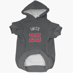 Chicago Bulls Jalen Smith Black Pet Hoodie for Dog & Cat