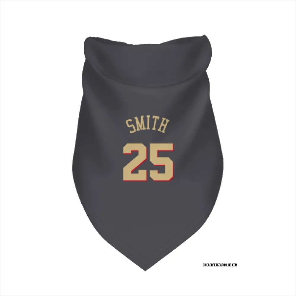 Chicago Bulls Jalen Smith Gray Pet Bandana for Dog & Cat
