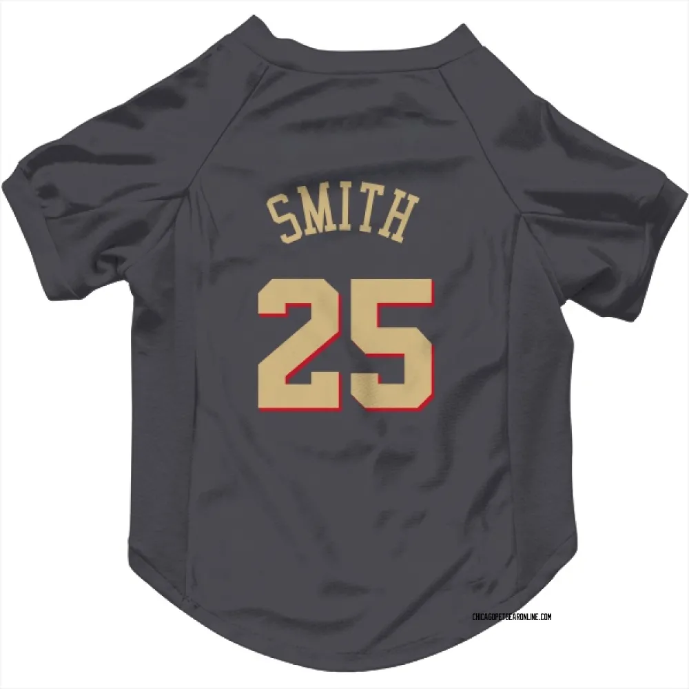 Chicago Bulls Jalen Smith Gray Pet Jersey for Dog & Cat