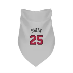 Chicago Bulls Jalen Smith White Pet Bandana for Dog & Cat