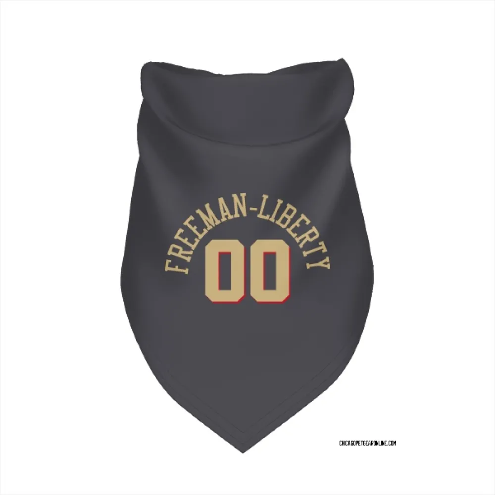 Chicago Bulls Javon Freeman-Liberty Gray Pet Bandana for Dog & Cat