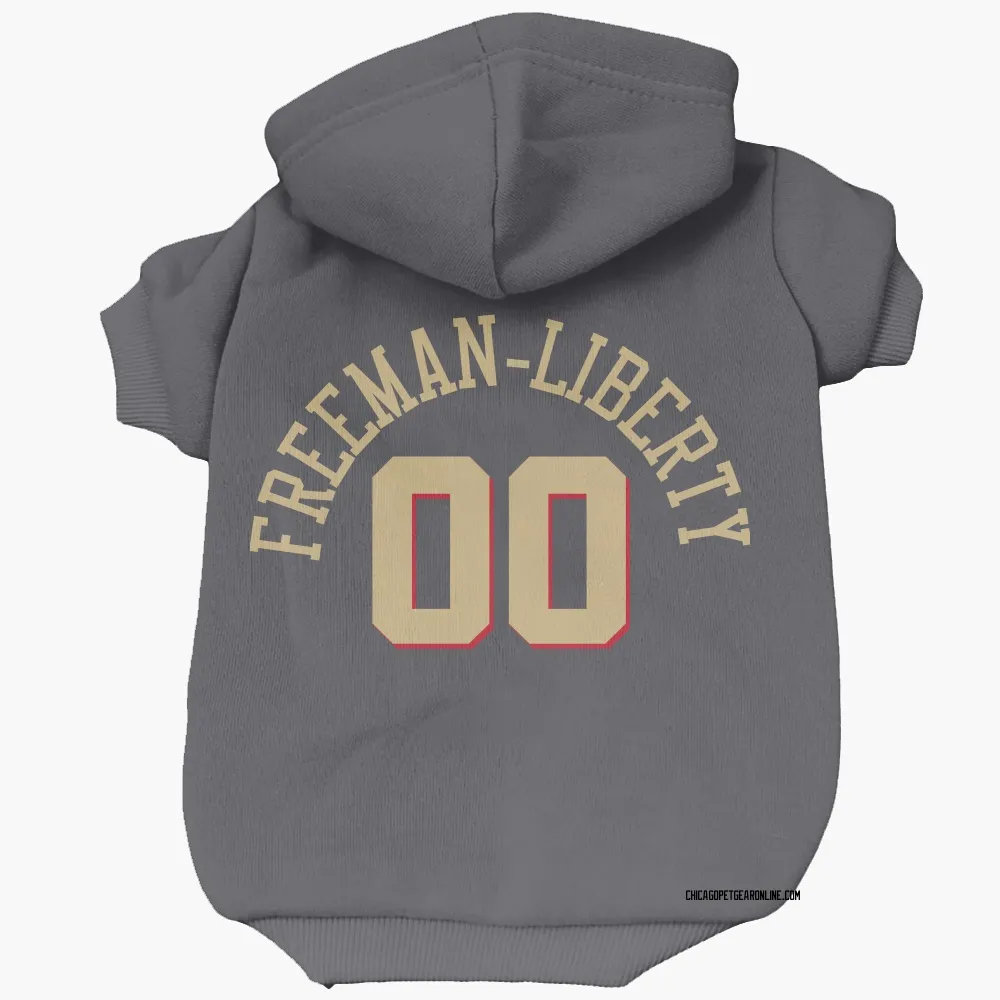 Chicago Bulls Javon Freeman-Liberty Gray Pet Hoodie for Dog & Cat