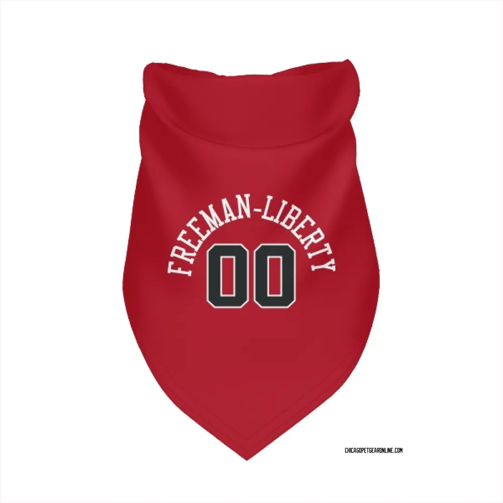 Chicago Bulls Javon Freeman-Liberty Red Pet Bandana for Dog & Cat