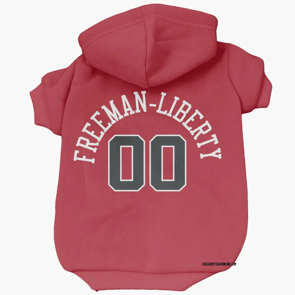 Chicago Bulls Javon Freeman-Liberty Red Pet Hoodie for Dog & Cat