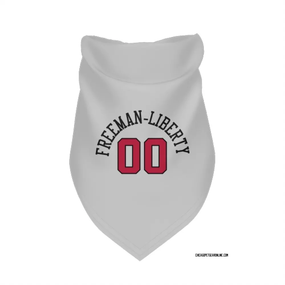 Chicago Bulls Javon Freeman-Liberty White Pet Bandana for Dog & Cat