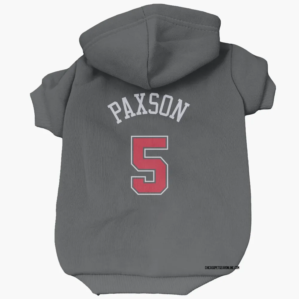 Chicago Bulls John Paxson Black Pet Hoodie for Dog & Cat