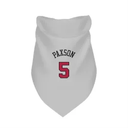 Chicago Bulls John Paxson White Pet Bandana for Dog & Cat