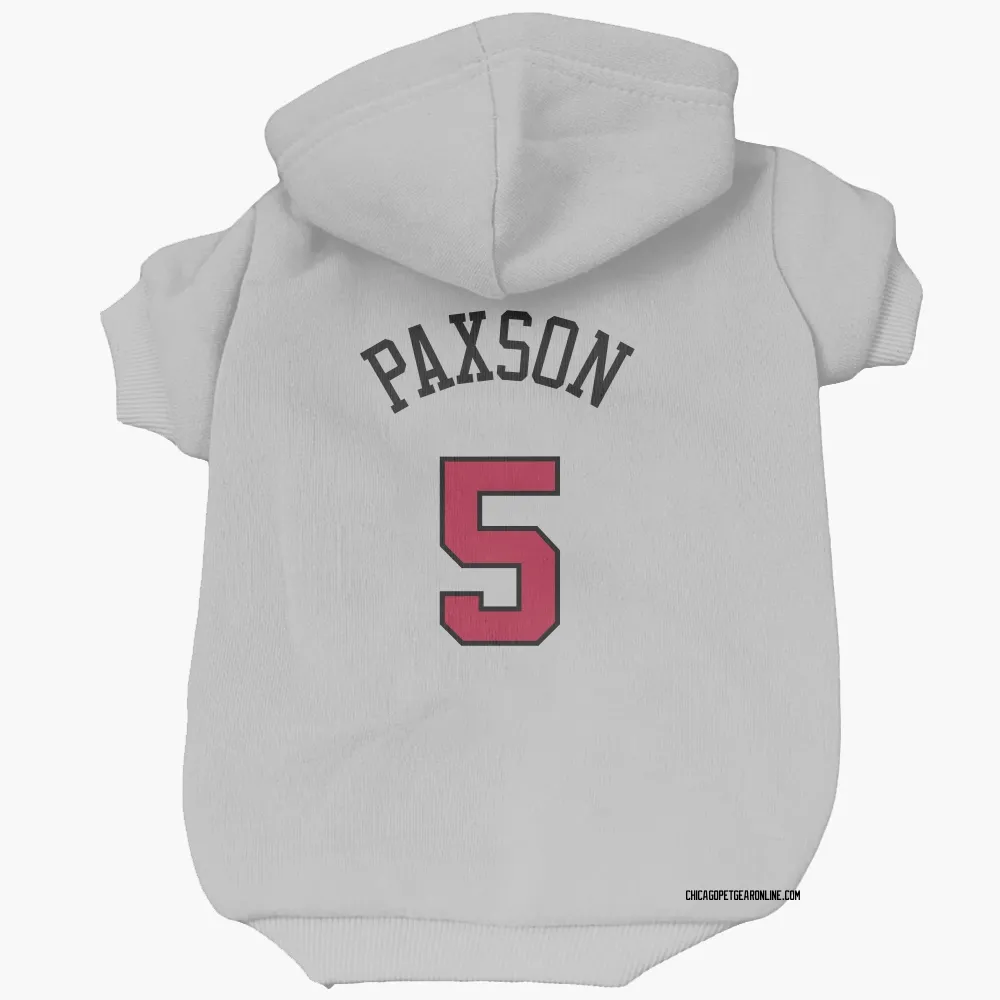 Chicago Bulls John Paxson White Pet Hoodie for Dog & Cat