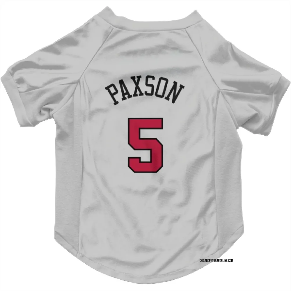 Chicago Bulls John Paxson White Pet Jersey for Dog & Cat