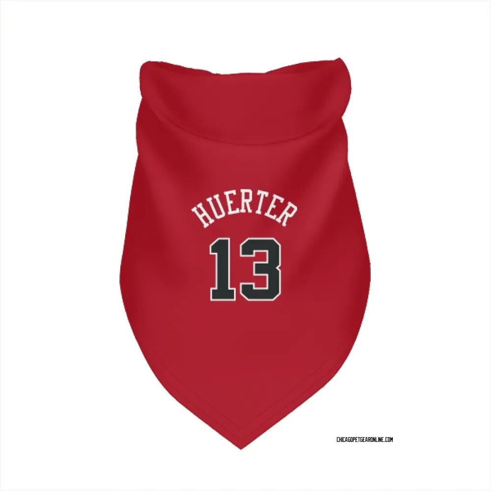 Chicago Bulls Kevin Huerter Red Pet Bandana for Dog & Cat