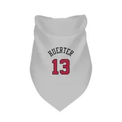 Chicago Bulls Kevin Huerter White Pet Bandana for Dog & Cat