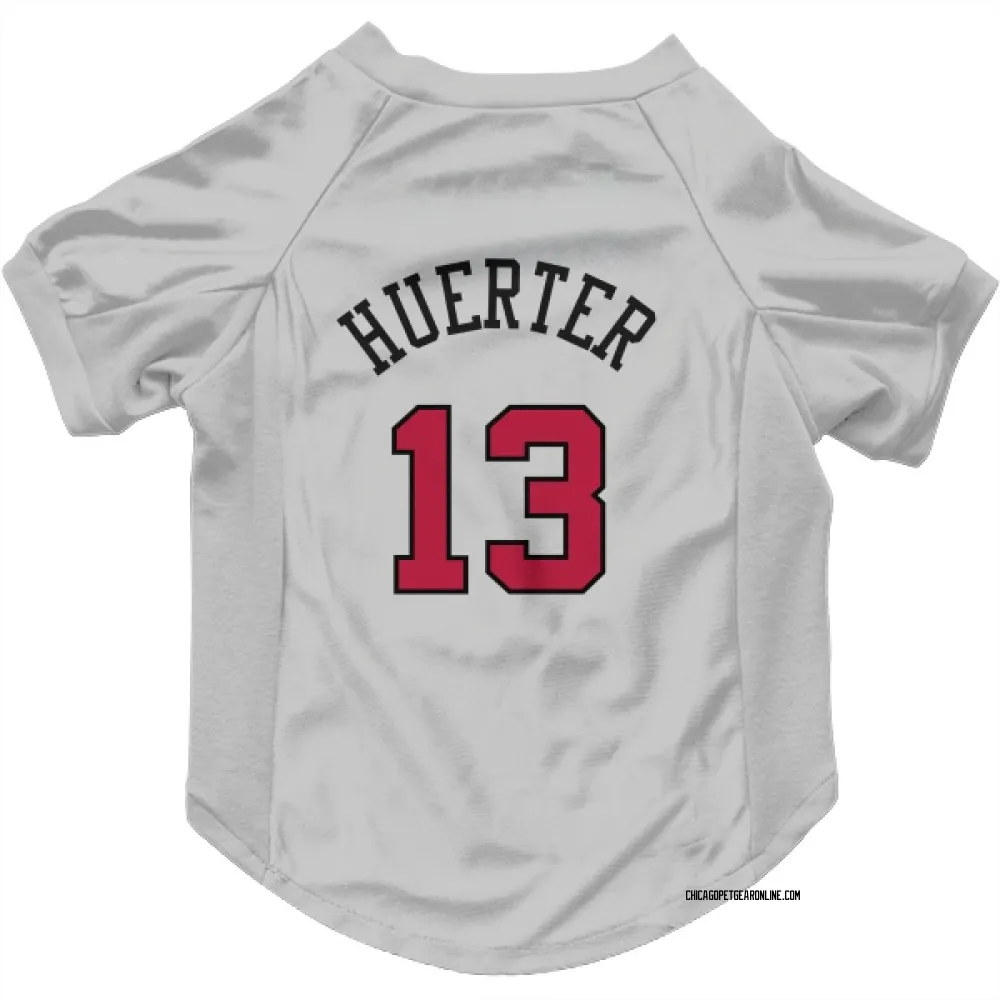 Chicago Bulls Kevin Huerter White Pet Jersey for Dog & Cat