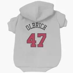 Chicago Bulls Lachlan Olbrich White Pet Hoodie for Dog & Cat