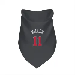Chicago Bulls Leonard Miller Black Pet Bandana for Dog & Cat