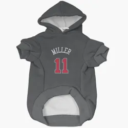 Chicago Bulls Leonard Miller Black Pet Hoodie for Dog & Cat