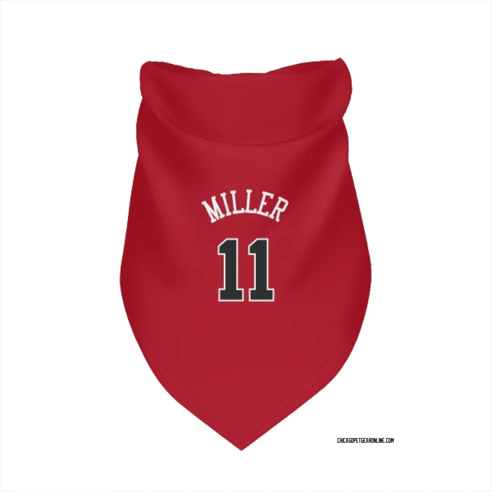 Chicago Bulls Leonard Miller Red Pet Bandana for Dog & Cat