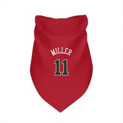 Chicago Bulls Leonard Miller Red Pet Bandana for Dog & Cat