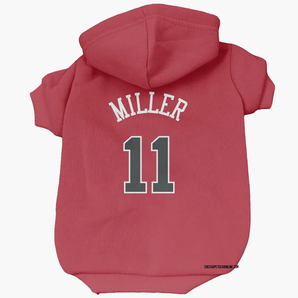 Chicago Bulls Leonard Miller Red Pet Hoodie for Dog & Cat