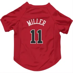 Chicago Bulls Leonard Miller Red Pet Jersey for Dog & Cat