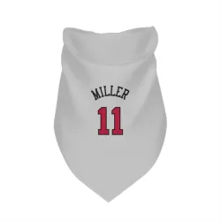 Chicago Bulls Leonard Miller White Pet Bandana for Dog & Cat